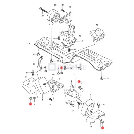 SUZUKI ANYA M10X1,25