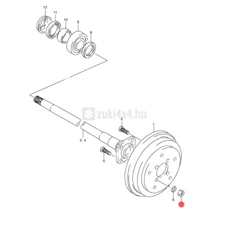 SUZUKI FUTÓMŰ ANYA 12X1,25