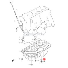 OLAJLEERESZTŐ CSAVAR TŐMÍTŐGYÜRŰ