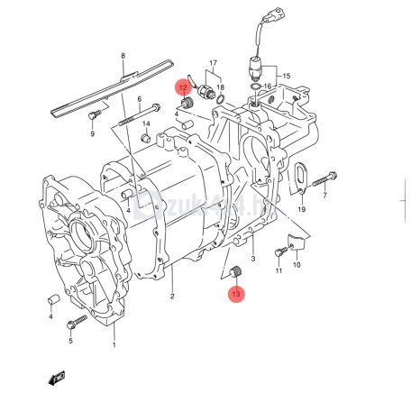 SUZUKI OLAJLEERESZTŐ CSAVAR