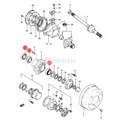 SUZUKI SAMURAI KERÉKCSAPÁGY KÉSZLET ELSŐ