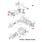SUZUKI VITARA DIFFERENCIÁLMŰ HÁZ SZIMERING 35X62X10