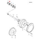 SUZUKI HÁTSÓ FÉLTENGELY SZIMERING 48X62X9