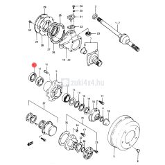 SUZUKI SAMURAI KERÉKCSAPÁGY SZIMERING 