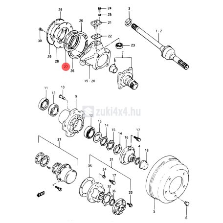 SUZUKI SAMURAI FUTÓMŰ SZIMERING