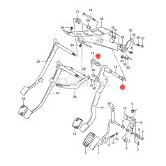 FÉKPEDÁL PERSELY SGP (GYÁRI)