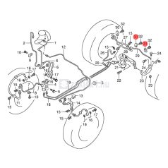 SUZUKI FÉKCSŐ RÖGZÍTŐ BILINCS