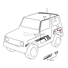 SUZUKI SAMURAI FÉM KÁRPIT PATENT