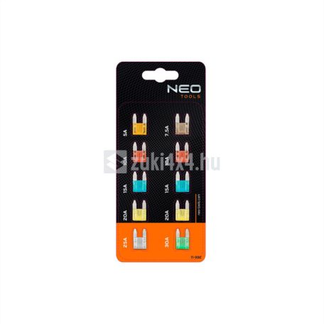 10 DARABOS BIZTOSÍTÉK KÉSZLET 11mm