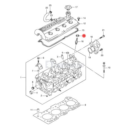 SUZUKI TÖMÍTŐGYÜRŰ GYERTYÁNÁL