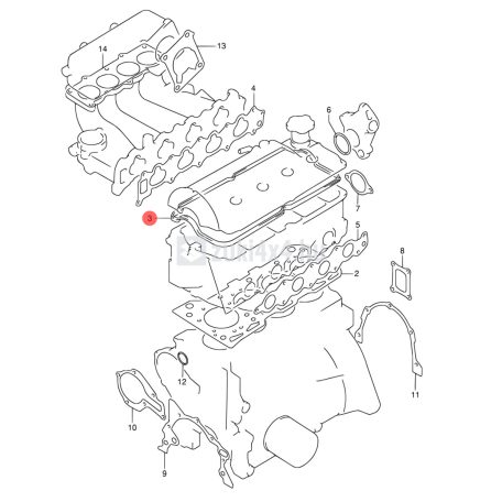 SUZUKI SZELEPFEDÉL TÖMÍTÉS PAYEN