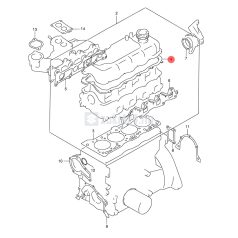 SUZUKI SZELEPFEDÉL TÖMÍTÉS VICTOR REINZ