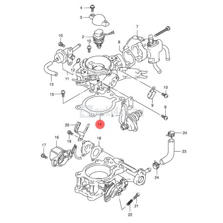 SUZUKI VITARA 1,6 8V INJEKTOR FEDÉL TÖMÍTÉS SGP (GYÁRI)