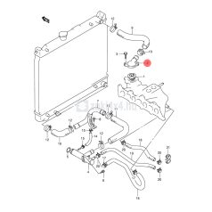 SUZUKI TERMOSZTÁT FEDÉL
