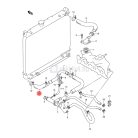 SUZUKI VITARA 1,6 8V-16V HŰTŐCSŐ ALSÓ SGP (GYÁRI)