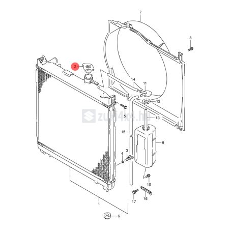 SUZUKI HŰTŐSAPKA 1.1