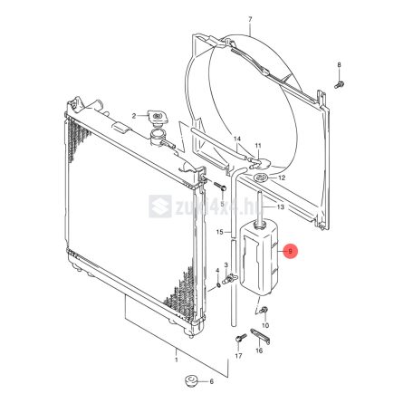 SUZUKI VITARA KIEGYENLÍTŐ TARTÁLY