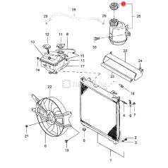 SUZUKI SAMURAI 1,9D KIEGYENLÍTŐ TARTÁLY KUPAK