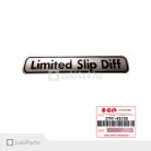 SUZUKI VITARA FELIRAT EMBLÉMA "LIMITED SLIP DIFF"