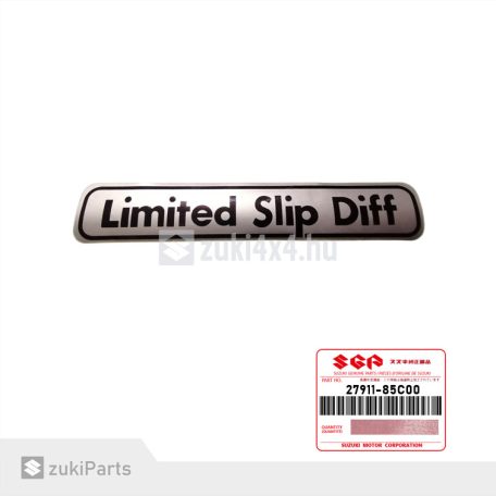 SUZUKI VITARA FELIRAT EMBLÉMA "LIMITED SLIP DIFF"