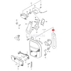SUZUKI GRAND VITARA BAL HÁTSÓLÁMPA TÖMÍTÉS