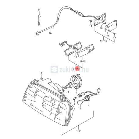 SUZUKI VITARA SIDEKICK BAL OLDALINDEX