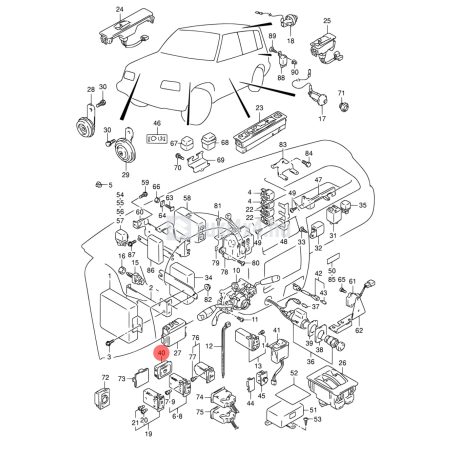 SUZUKI VITARA VISSZAPILLANTÓ TÜKÖR ÁLLÍTÓ KAPCSOLÓ SGP (GYÁRI)