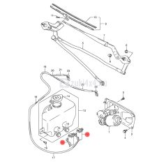 SUZUKI SZÉLVÉDŐMOSÓ MOTOR SGP (GYÁRI)