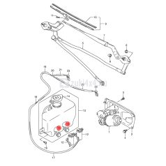 SUZUKI SZÉLVÉDŐMOSÓ MOTOR TÖMÍTŐGUMI