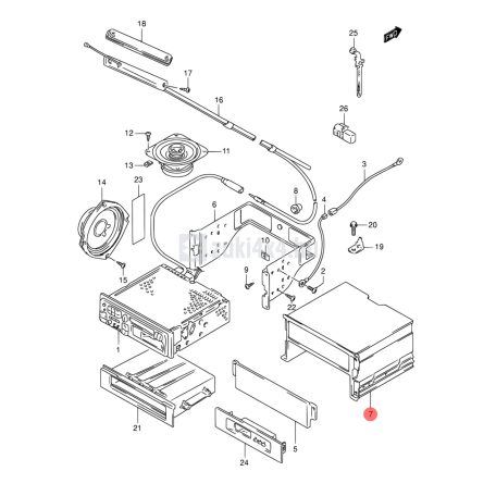 SUZUKI RÁDIÓ BEÉPÍTŐ KERET