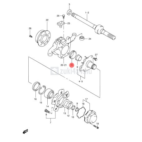 SUZUKI JIMNY KERÉKAGY SZIMERING