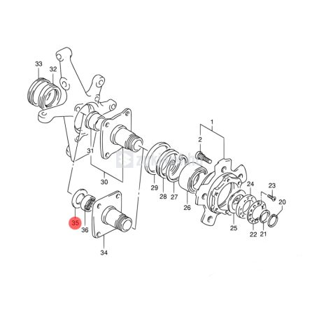 SUZUKI VITARA HÉZAGOLÓ ALÁTÉT SGP (GYÁRI)