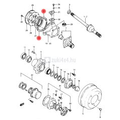 SUZUKI SAMURAI FUTÓMŰ BELSŐ ZÁRÓLEMEZ