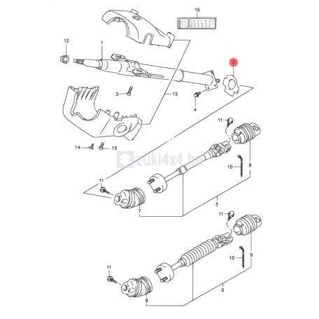 SUZUKI VITARA KORMÁNYOSZLOP TÖMÍTÉS