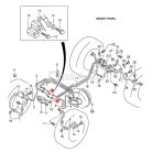 FÉKCSŐ ALVÁZ ÉS KAROSSZÉRIA KOZÖTT