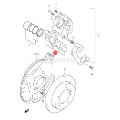 SUZUKI VITARA FÉKBETÉT KÉSZLET (FÉKNYEREG 54mm)