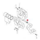 FÉKNYEREG CSUSZKA PORVÉDŐ (25mm) SGP (GYÁRI)