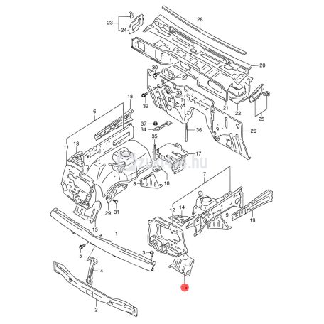 SUZUKI VITARA MEREVÍTŐLEMEZ BAL