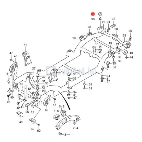 SUZUKI VITARA FÜLKETARTÓ GUMIBAK