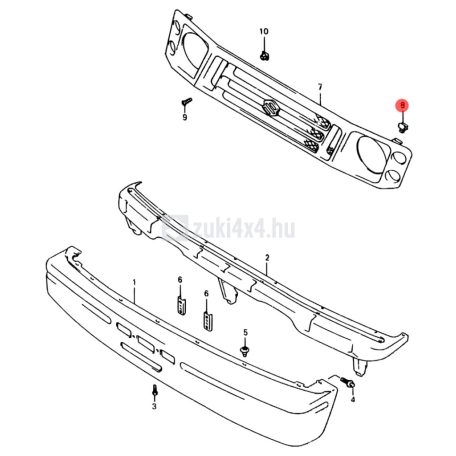 SPIRÁLRUGÓS SAMURAI HŰTŐRÁCS TARTÓ PATENT SGP (GYÁRI)
