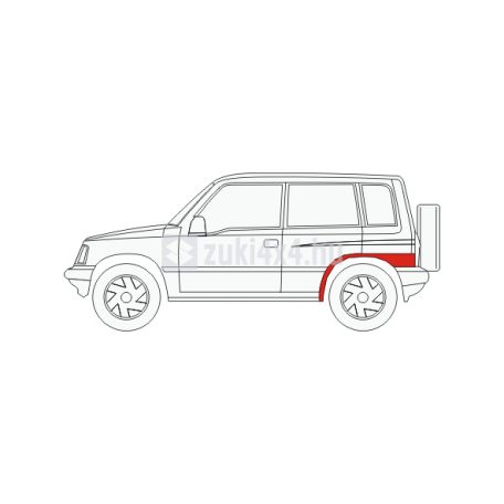 VITARA 5 AJTÓS SÁRVÉDŐ JAVÍTÓÍV BAL HÁTSÓ