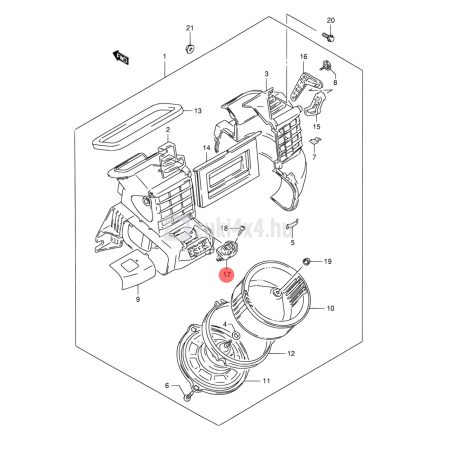 VITARA FŰTŐMOTOR ELŐTÉT ELLENÁLLÁS