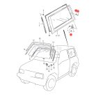 SUZUKI VITARA OLDALÜVEG CSAVAR KÉSZLET