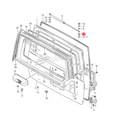 SUZUKI CSOMAGTÉR AJTÓ TELESZKÓP CSAVAR