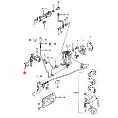 SUZUKI SAMURAI ZÁR RÖGZÍTŐ LEMEZ