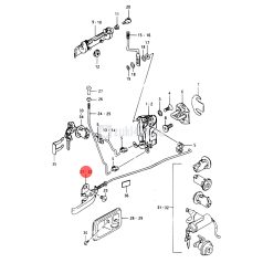   SUZUKI SAMURAI BELSŐ KILINCS BAL