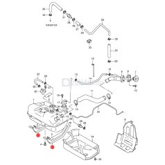 SUZUKI GRAND VITARA ÜZEMANYAGTARTÁLY TARTÓ 2db