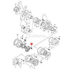 FÉLTENGELYZÁR FEDÉL CSAVAR