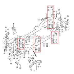 SUZUKI VITARA FÜLKETARTÓ GUMIBAK KÉSZLET