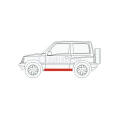 VITARA 3 AJTÓS KÜSZÖB KÜLSŐ LEMEZ JOBB